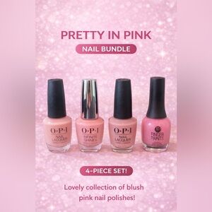 Pretty in Pink Bundle! OPI and Finger Paints Blush Nail Polish Collection B104
